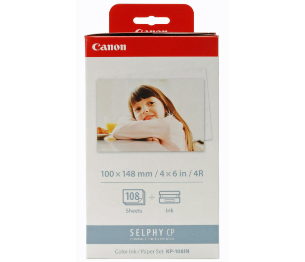 CANON KP-108IN -108 szt 10x15cm (papier+folia barwiąca) 3115B001 - 203138 - zdjęcie